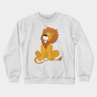 Surprised lion Crewneck Sweatshirt